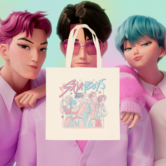 Kpop Demon Hunters Tote Bag "Saja Boys"