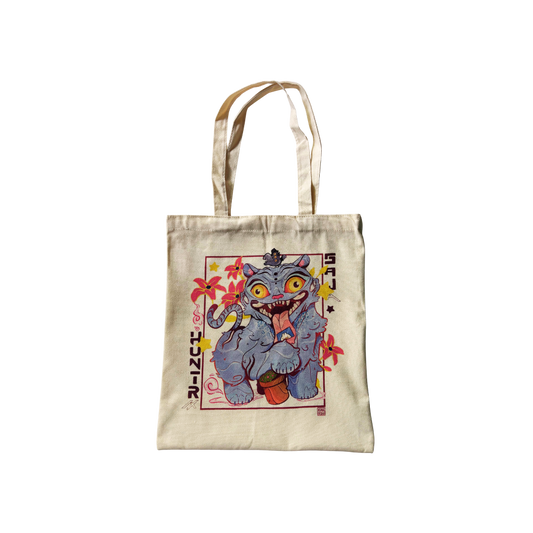 Tote bag met Kpop Demon Hunters "Derpy" print